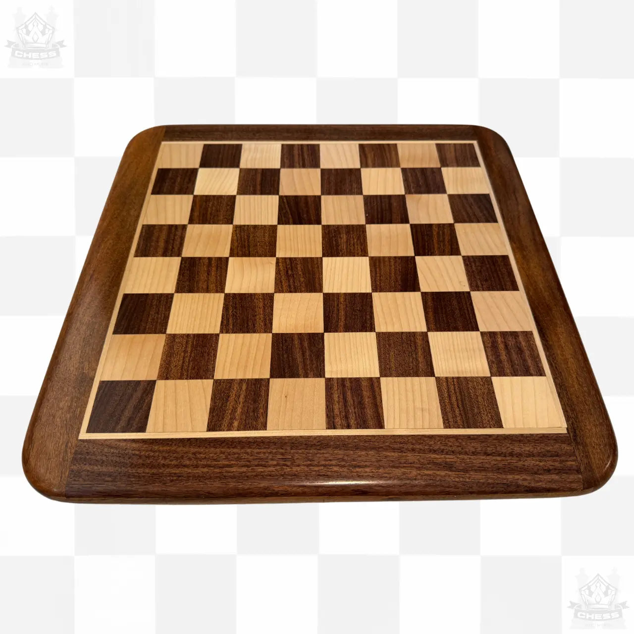 Luxury Wooden Chess Set 40cm Board with 85mm pieces Acacia and Boxwood - Chess And More showing board only
