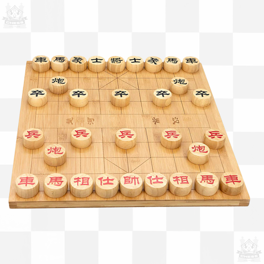 Dal Rossi Bamboo Chinese Chess Set 48cm - Chess And More Australia