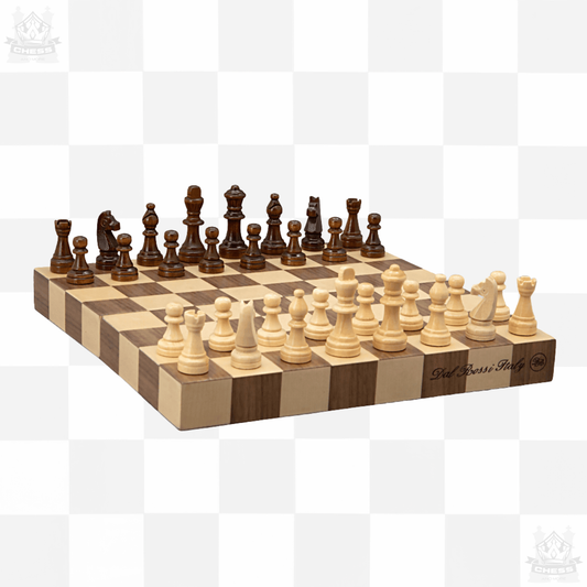 Dal Rossi 9" Wooden Magnetic Travel Chess Set