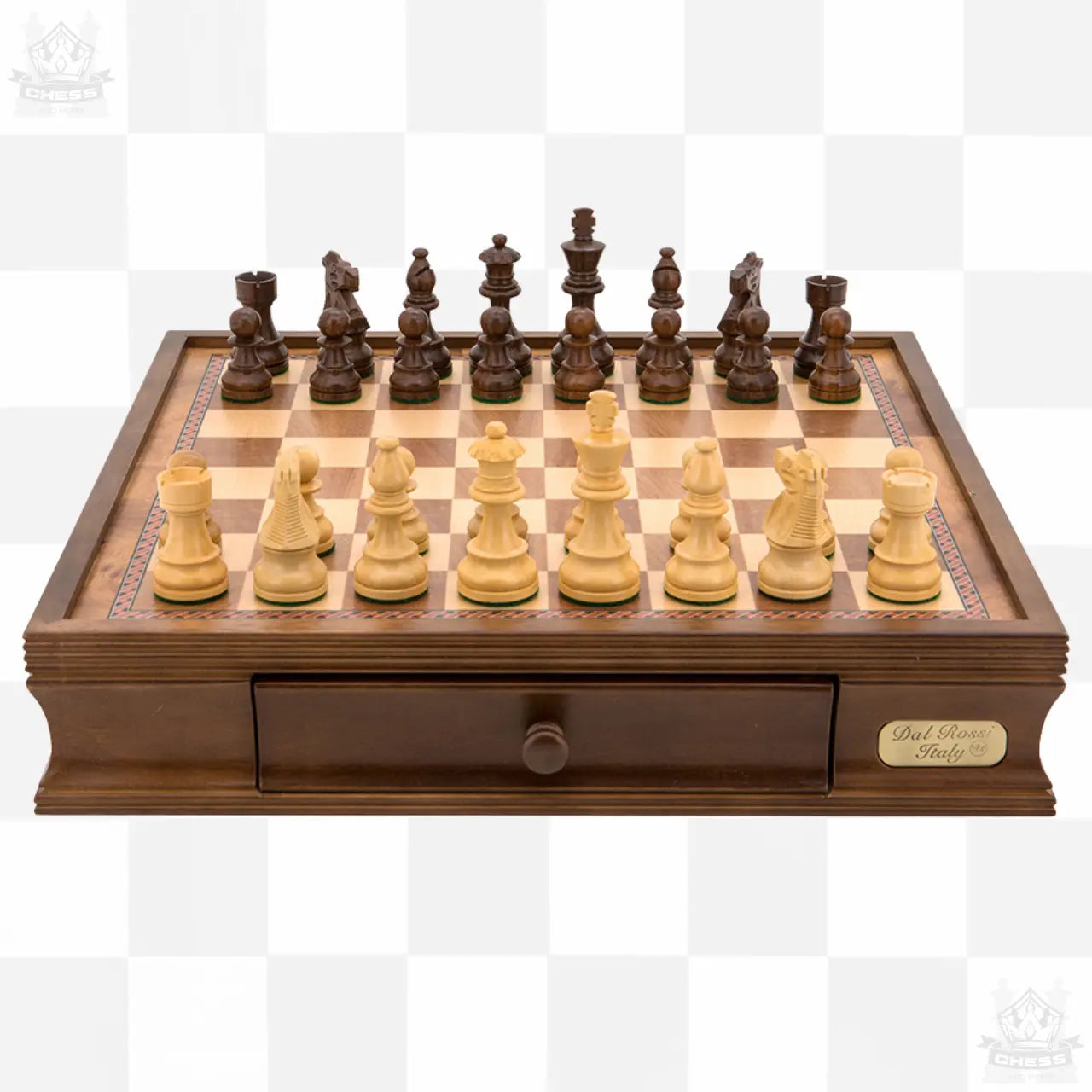 Dal Rossi Chess Set 16″ / 40cm with Double Weighted 85mm Pieces - Chess And More