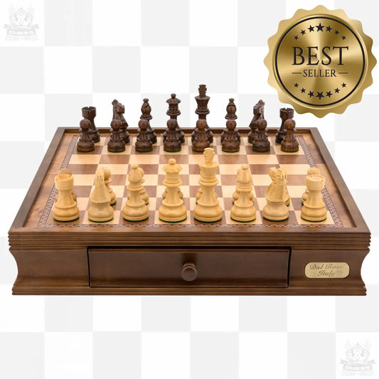 Dal Rossi Chess Set 16″ / 40cm with Double Weighted 85mm Pieces - Chess And More