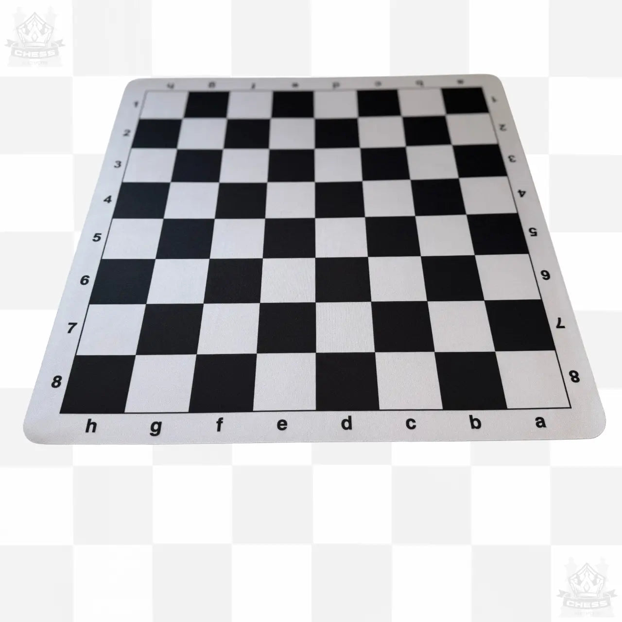 Tournament Chess Set – 50cm Black and White Rubber Mousepad Board & Double Weighted 95mm Chess Pieces - Chess And More